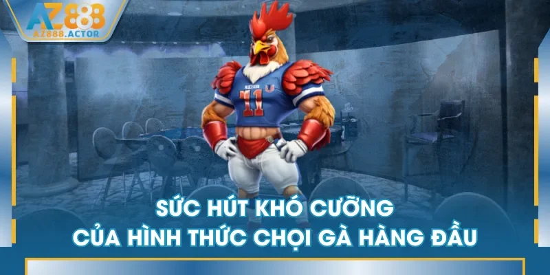 Sức hút khó cưỡng của hình thức chọi gà hàng đầu Sức hút khó cưỡng của hình thức chọi gà hàng đầu
